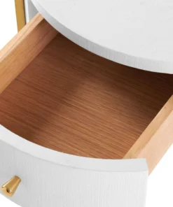 Bungalow 5 New Arrivals Bodrum Side Table White