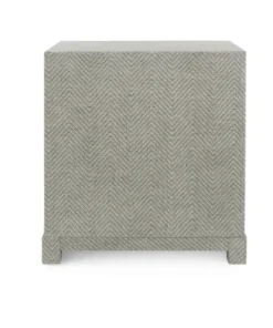 Bungalow 5 Brittany 3 Drawer Side Table Gray Tweed 17 Bungalow 5 Brittany 3 Drawer Side Table Gray Tweed