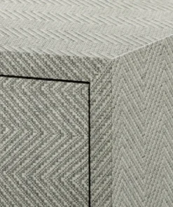 Bungalow 5 Brittany 3 Drawer Side Table Gray Tweed 14 Bungalow 5 Brittany 3 Drawer Side Table Gray Tweed