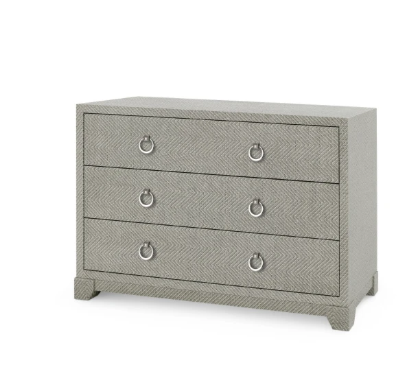Bungalow 5 Brittany Large 3 Drawer Chest Gray Tweed New Arrivals 1 Bungalow 5 Brittany Large 3 Drawer Chest Gray Tweed New Arrivals