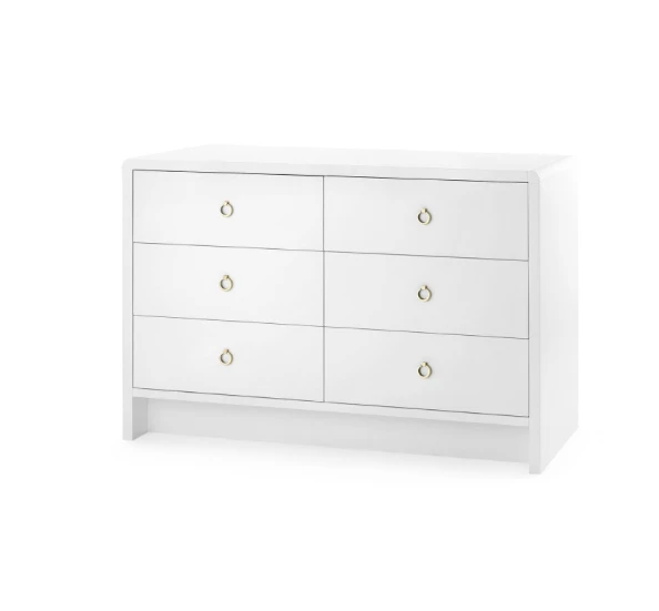 Bungalow 5 New Arrivals Bryant Extra Large 6 Drawer Chest White 1 Bungalow 5 New Arrivals Bryant Extra Large 6 Drawer Chest White