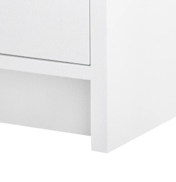 Bungalow 5 Bryant Linen 3 Drawer Side Table White New Arrivals 6 Bungalow 5 Bryant Linen 3 Drawer Side Table White New Arrivals