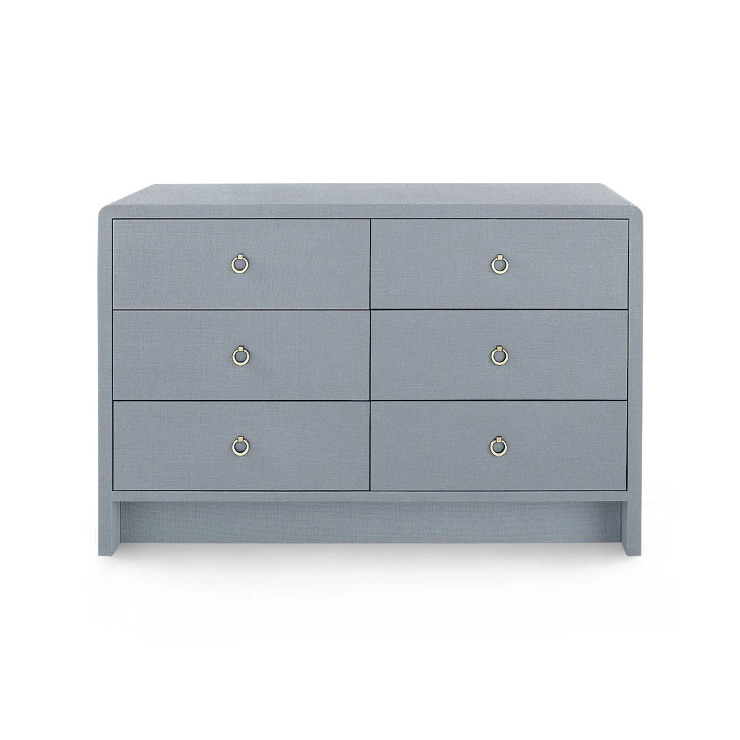 Bungalow 5 New Arrivals Bryant Linen Extra Large 6 Drawer Chest Gray 3 Bungalow 5 New Arrivals Bryant Linen Extra Large 6 Drawer Chest Gray