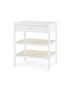 Bungalow 5 Caanan 1 Drawer Side Table White New Arrivals