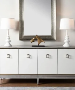 Bungalow 5 Cameron 4 Door Cabinet Gray New Arrivals