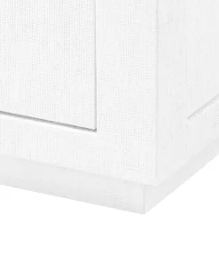 Bungalow 5 New Arrivals Camilla 2 Drawer Side Table White