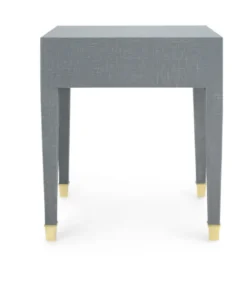 Bungalow 5 Claudette 1 Drawer Side Table Gray