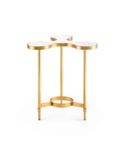 Bungalow 5 New Arrivals Clover Side Table White