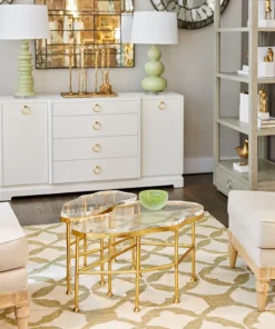 Bungalow 5 Cristal Coffee Table Gold New Arrivals