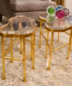 Bungalow 5 Cristal Coffee Table Gold New Arrivals