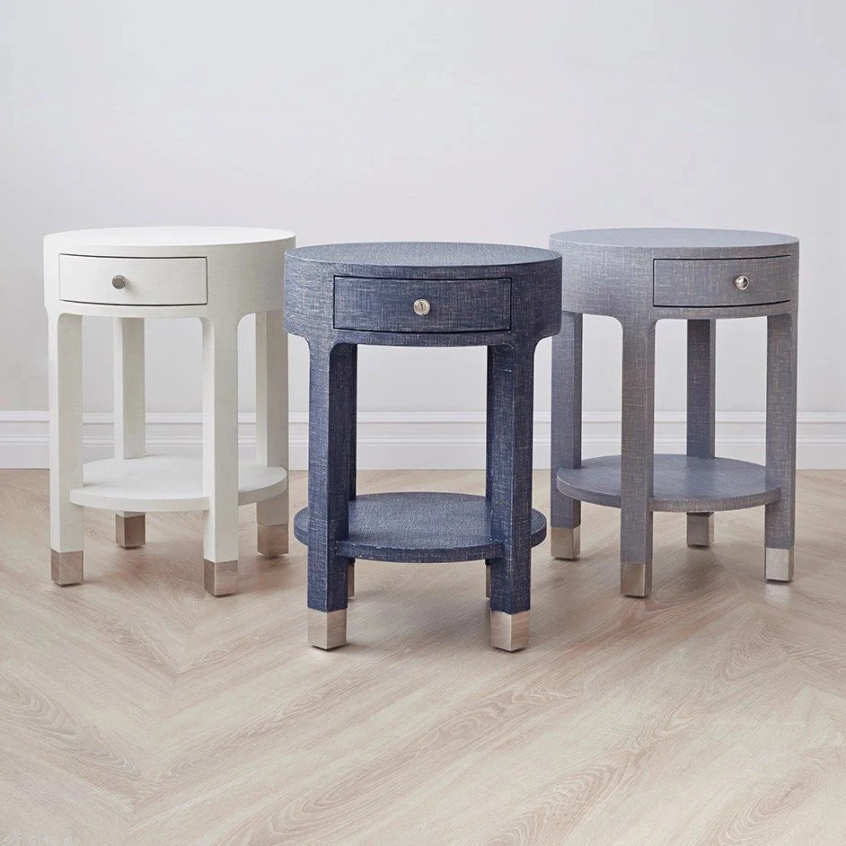 Bungalow 5 New Arrivals Dakota 1 Drawer Side Table White 3 Bungalow 5 New Arrivals Dakota 1 Drawer Side Table White