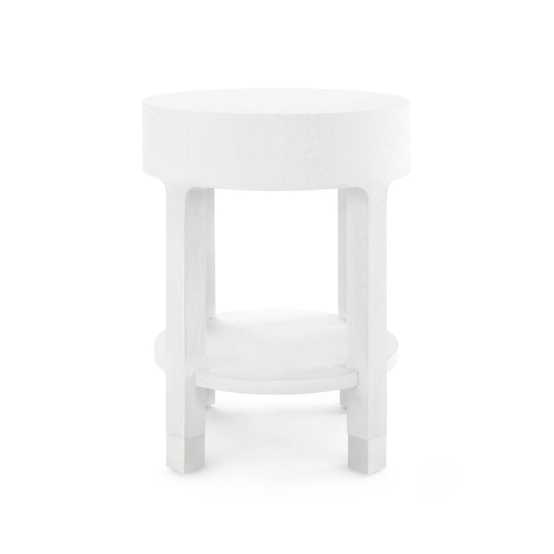 Bungalow 5 New Arrivals Dakota 1 Drawer Side Table White 7 Bungalow 5 New Arrivals Dakota 1 Drawer Side Table White