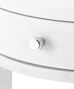 Bungalow 5 New Arrivals Dakota 1 Drawer Side Table White 18 Bungalow 5 New Arrivals Dakota 1 Drawer Side Table White