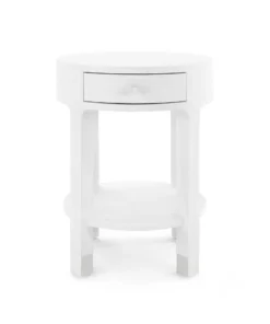 Bungalow 5 New Arrivals Dakota 1 Drawer Side Table White 15 Bungalow 5 New Arrivals Dakota 1 Drawer Side Table White