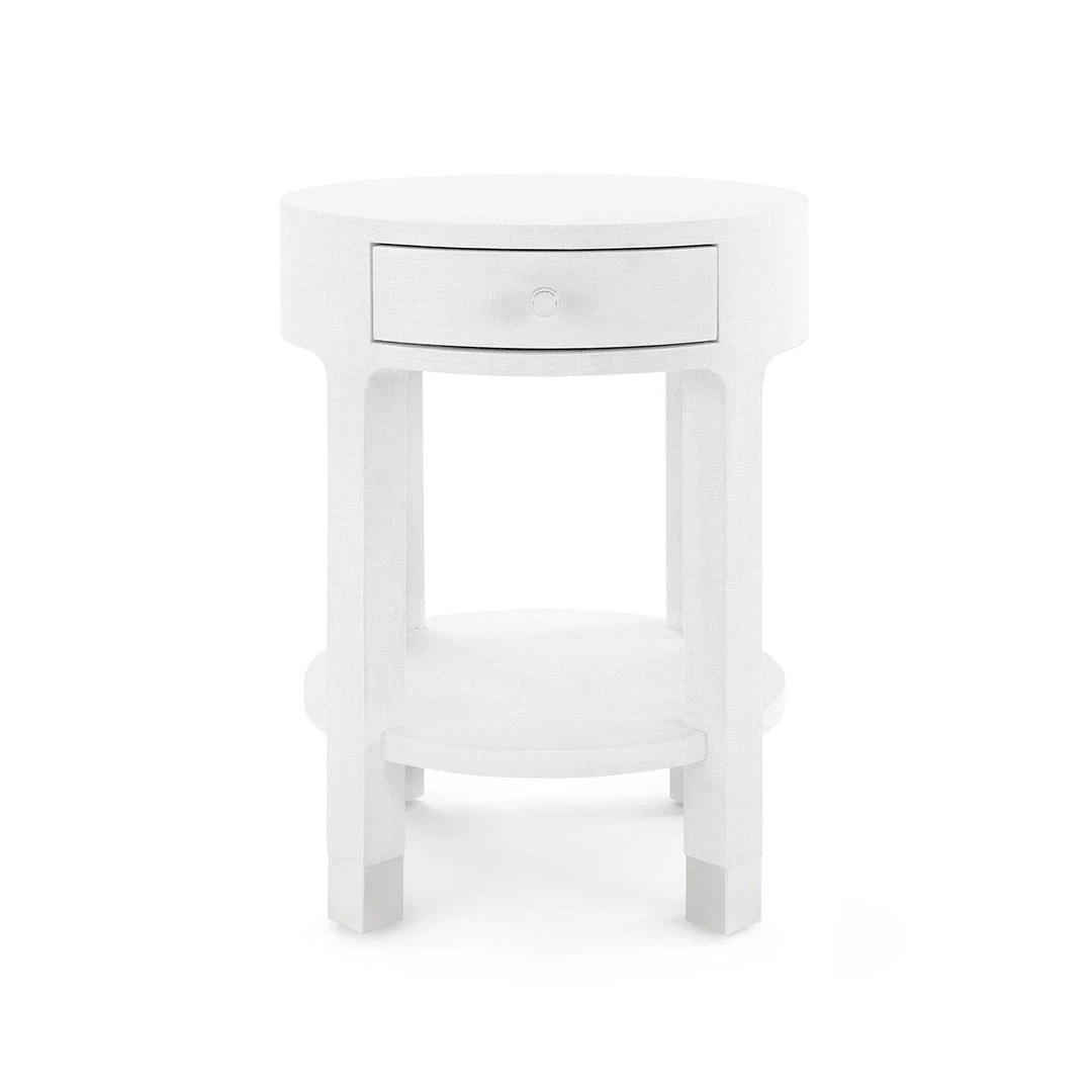 Bungalow 5 New Arrivals Dakota 1 Drawer Side Table White 5 Bungalow 5 New Arrivals Dakota 1 Drawer Side Table White