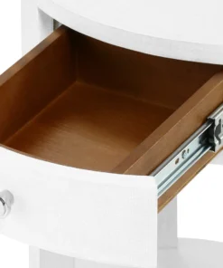 Bungalow 5 New Arrivals Dakota 1 Drawer Side Table White 21 Bungalow 5 New Arrivals Dakota 1 Drawer Side Table White