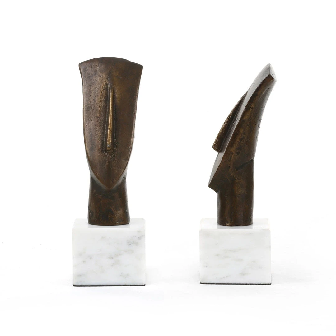 Bungalow 5 New Arrivals Delos Statue Pair Bronze 1 Bungalow 5 New Arrivals Delos Statue Pair Bronze