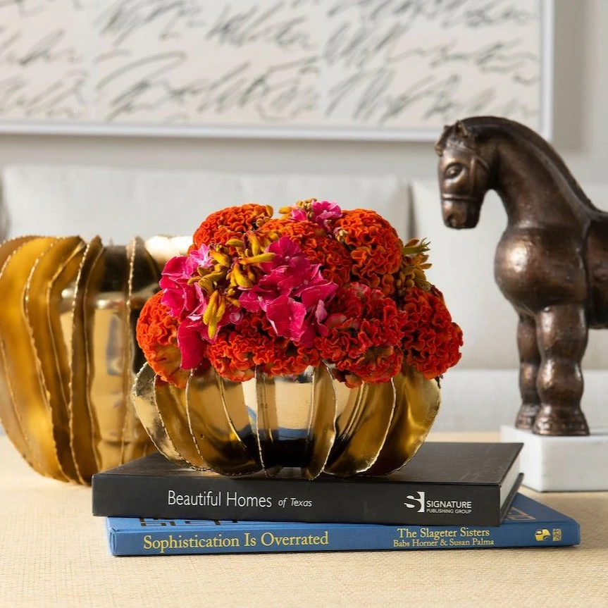 Bungalow 5 New Arrivals Doral Vase Brass 10 Bungalow 5 New Arrivals Doral Vase Brass