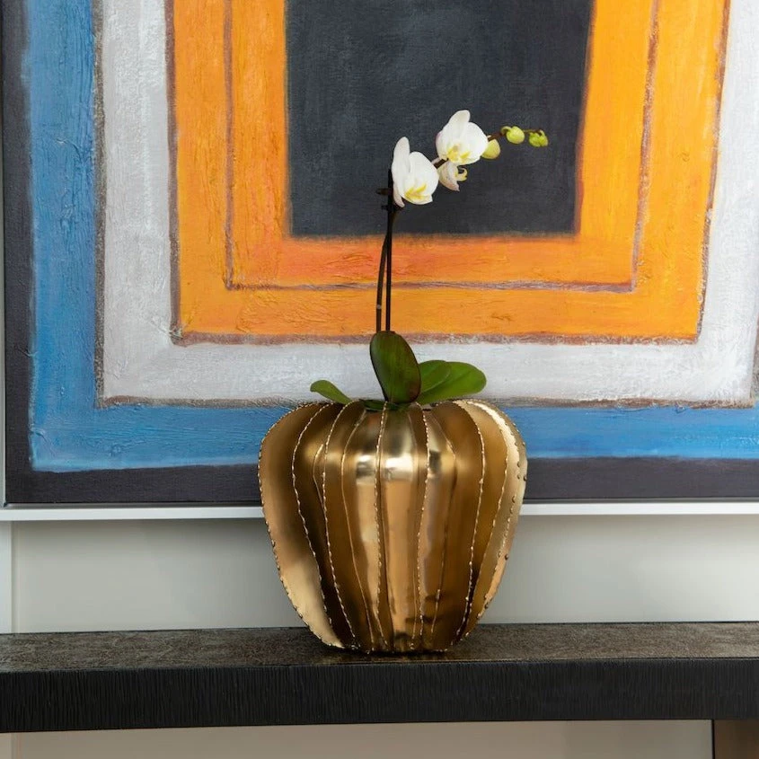 Bungalow 5 New Arrivals Doral Vase Brass 3 Bungalow 5 New Arrivals Doral Vase Brass