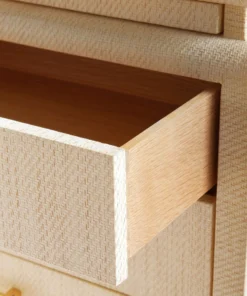 Bungalow 5 Elina 3 Drawer Side Table Natural New Arrivals