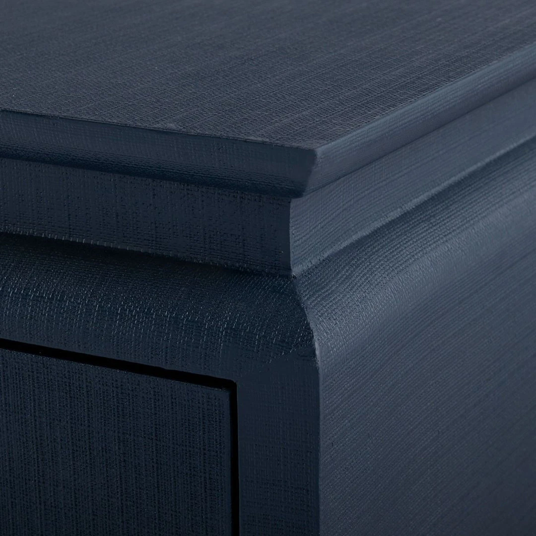 Bungalow 5 New Arrivals Elina 3 Drawer Side Table Navy Blue 3 Bungalow 5 New Arrivals Elina 3 Drawer Side Table Navy Blue