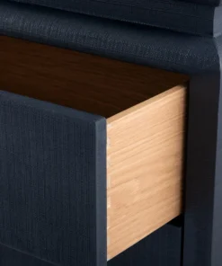 Bungalow 5 New Arrivals Elina 3 Drawer Side Table Navy Blue 11 Bungalow 5 New Arrivals Elina 3 Drawer Side Table Navy Blue