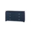 Bungalow 5 New Arrivals Elina Extra Large 6 Drawer Navy Blue