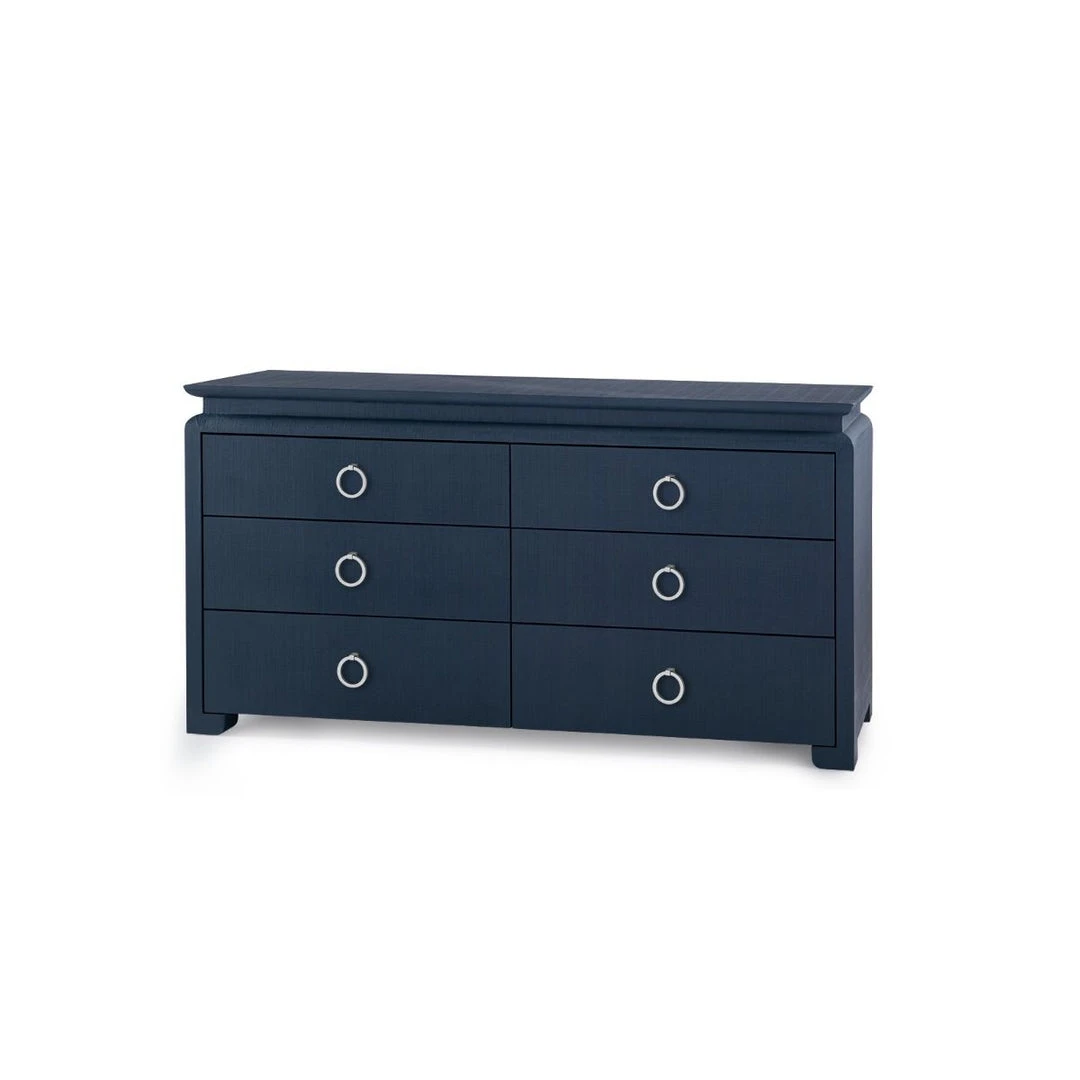 Bungalow 5 New Arrivals Elina Extra Large 6 Drawer Navy Blue 1 Bungalow 5 New Arrivals Elina Extra Large 6 Drawer Navy Blue