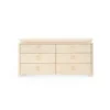 Bungalow 5 New Arrivals Elina Extra Large 6 Drawer Dresser Natural