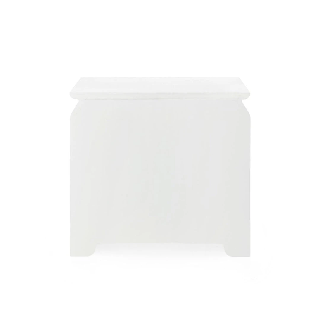 Bungalow 5 Elina 3 Drawer Side Table White 10 Bungalow 5 Elina 3 Drawer Side Table White