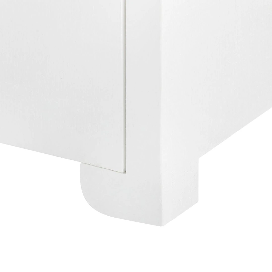 Bungalow 5 Elina 3 Drawer Side Table White 9 Bungalow 5 Elina 3 Drawer Side Table White