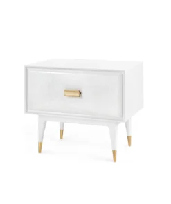 Bungalow 5 Elisa One Drawer Side Table White New Arrivals
