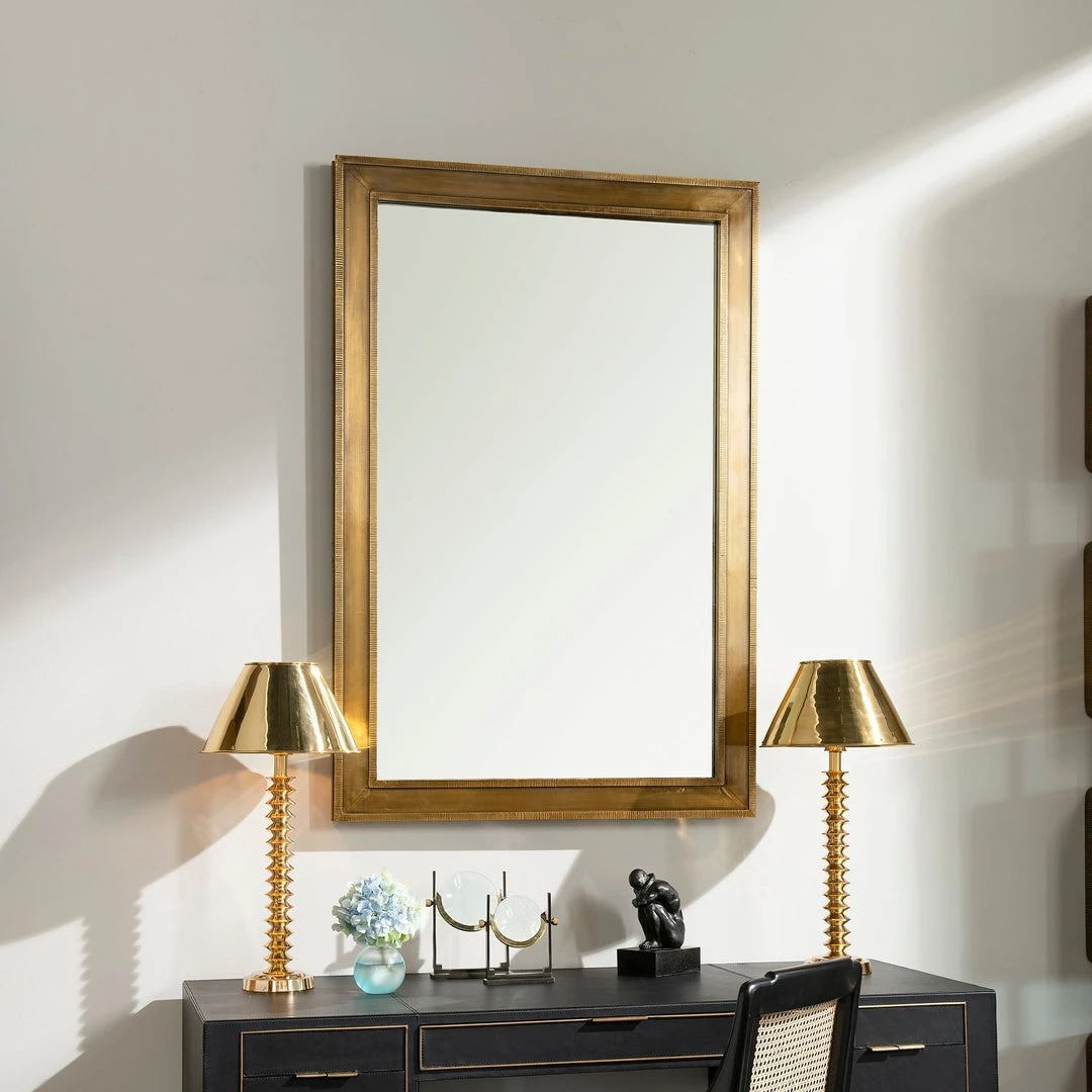 Bungalow 5 New Arrivals Ellen Mirror Brass Large 3 Bungalow 5 New Arrivals Ellen Mirror Brass Large