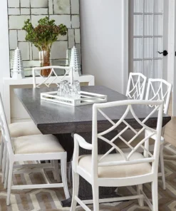 Bungalow 5 New Arrivals Evelyn Side Chair White