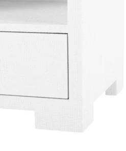 Bungalow 5 Fedor Two Drawer Side Table White Grasscloth New Arrivals 11 Bungalow 5 Fedor Two Drawer Side Table White Grasscloth New Arrivals