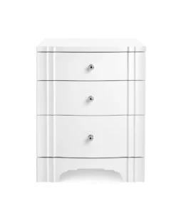Bungalow 5 Flanders Three Drawer Side Table White 11 Bungalow 5 Flanders Three Drawer Side Table White