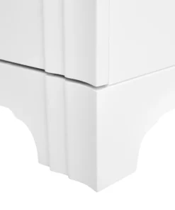 Bungalow 5 Flanders Three Drawer Side Table White 16 Bungalow 5 Flanders Three Drawer Side Table White