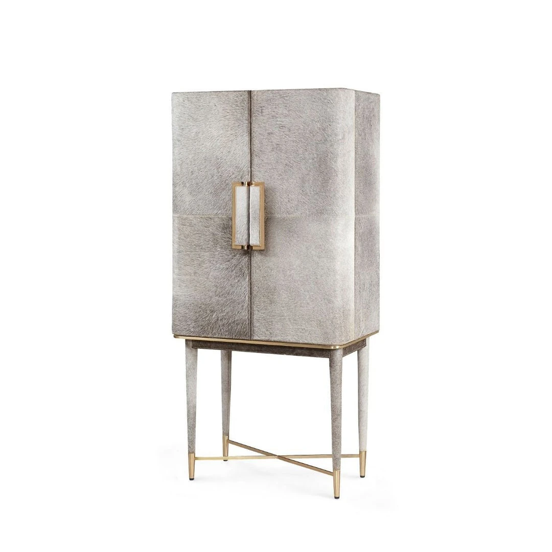 Bungalow 5 New Arrivals Florian Tall Bar Cabinet Gray 1 Bungalow 5 New Arrivals Florian Tall Bar Cabinet Gray