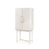 Bungalow 5 Florian Tall Bar Cabinet White
