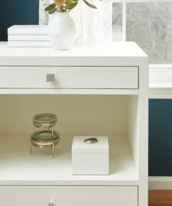 Bungalow 5 New Arrivals Frances 2 Drawer Side Table White 27 Bungalow 5 New Arrivals Frances 2 Drawer Side Table White