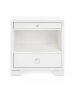 Bungalow 5 New Arrivals Frances 2 Drawer Side Table White 19 Bungalow 5 New Arrivals Frances 2 Drawer Side Table White
