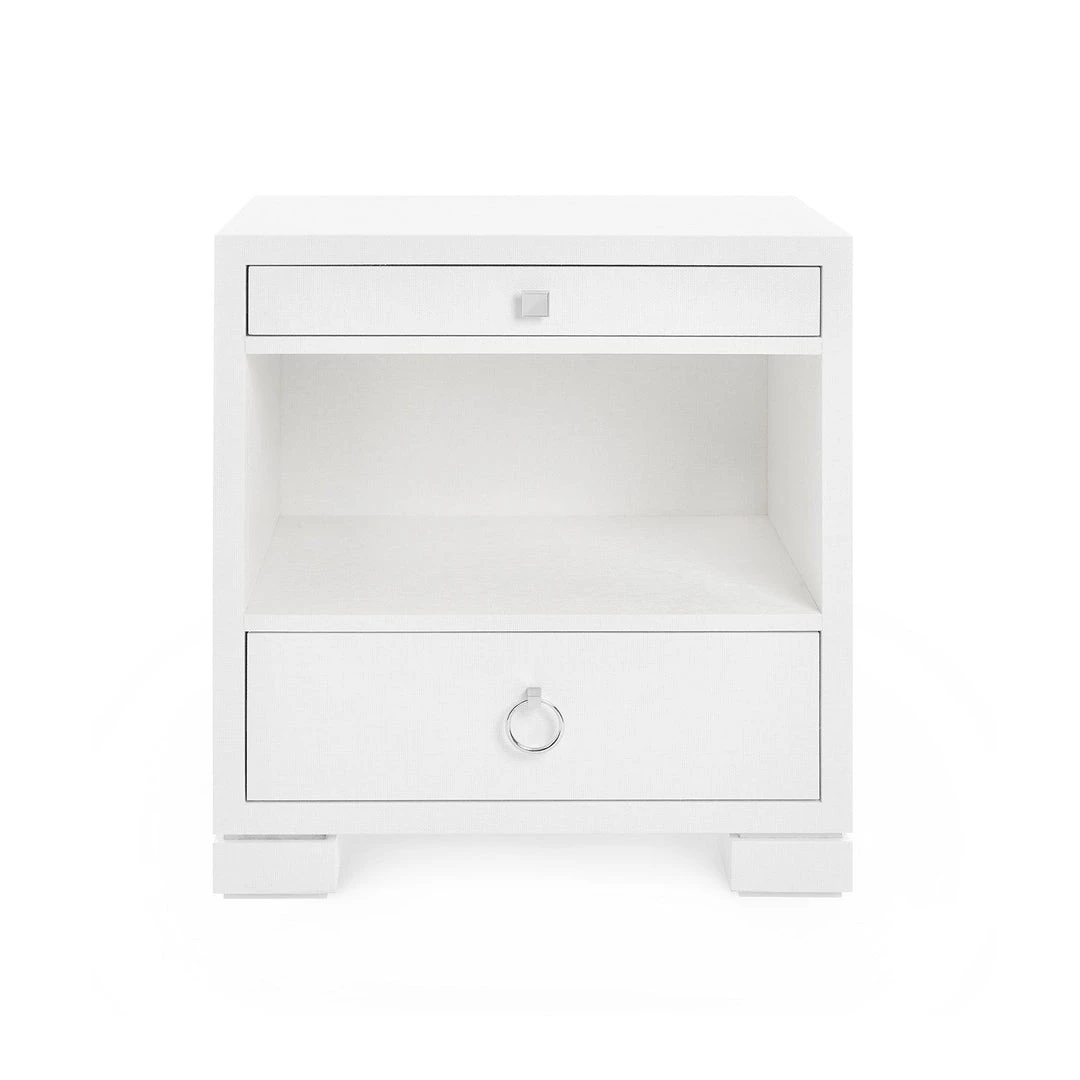Bungalow 5 New Arrivals Frances 2 Drawer Side Table White 6 Bungalow 5 New Arrivals Frances 2 Drawer Side Table White