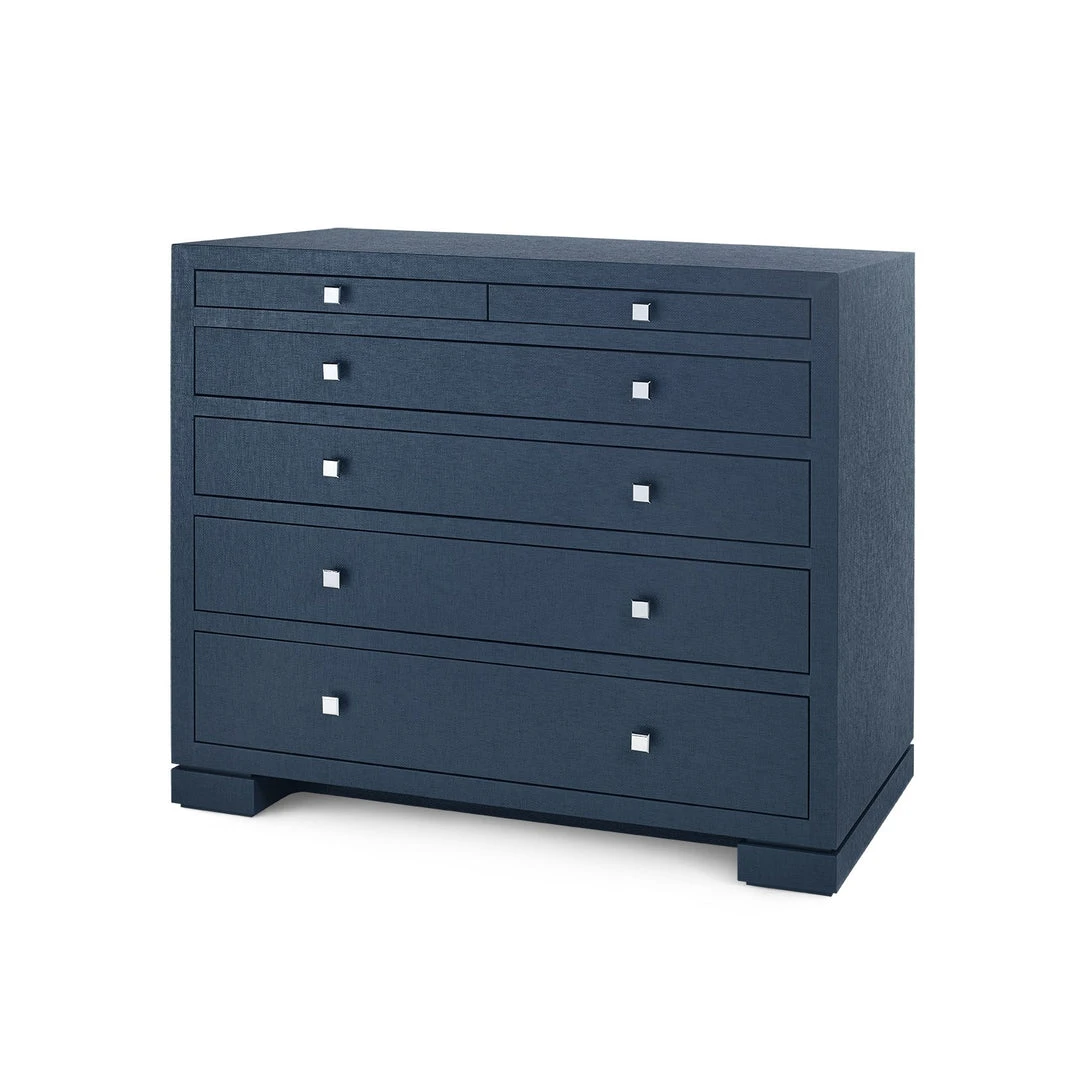 Bungalow 5 New Arrivals Frances 6 Drawer Navy Blue 1 Bungalow 5 New Arrivals Frances 6 Drawer Navy Blue