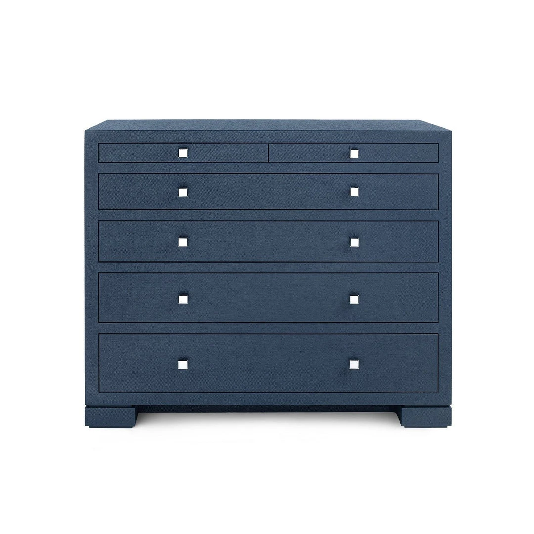Bungalow 5 New Arrivals Frances 6 Drawer Navy Blue 5 Bungalow 5 New Arrivals Frances 6 Drawer Navy Blue