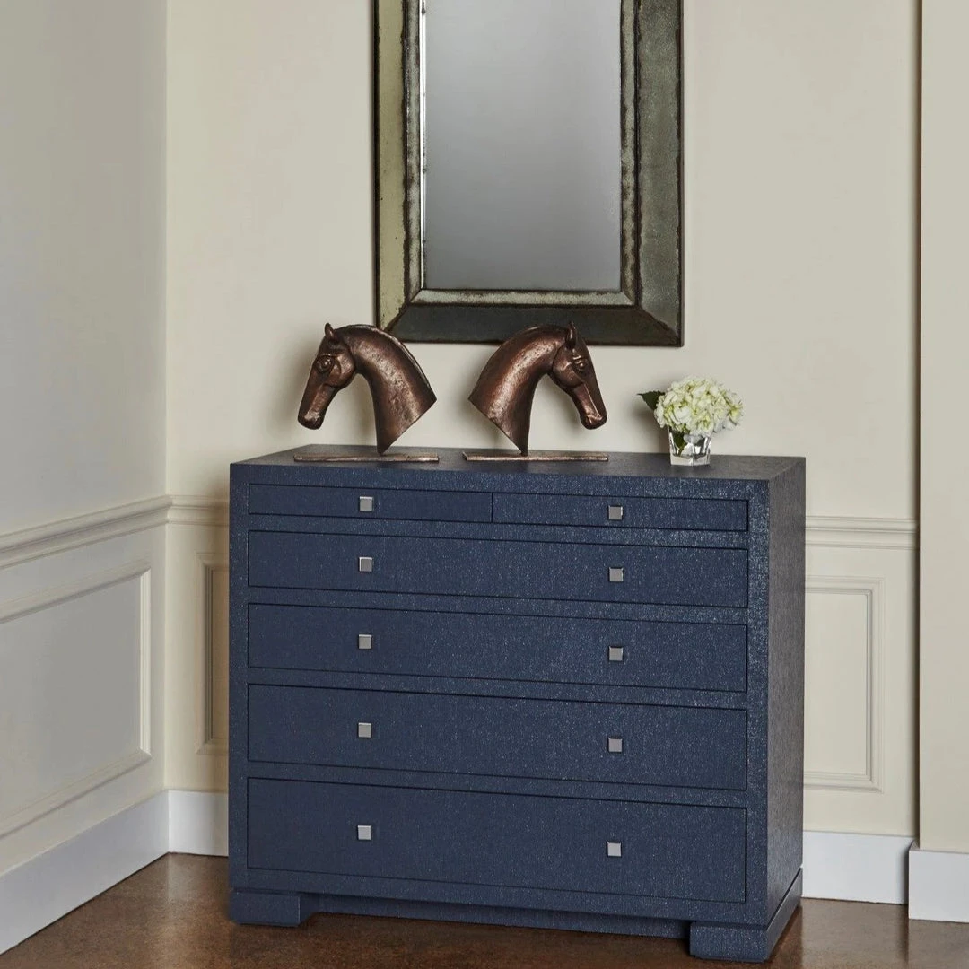 Bungalow 5 New Arrivals Frances 6 Drawer Navy Blue 2 Bungalow 5 New Arrivals Frances 6 Drawer Navy Blue