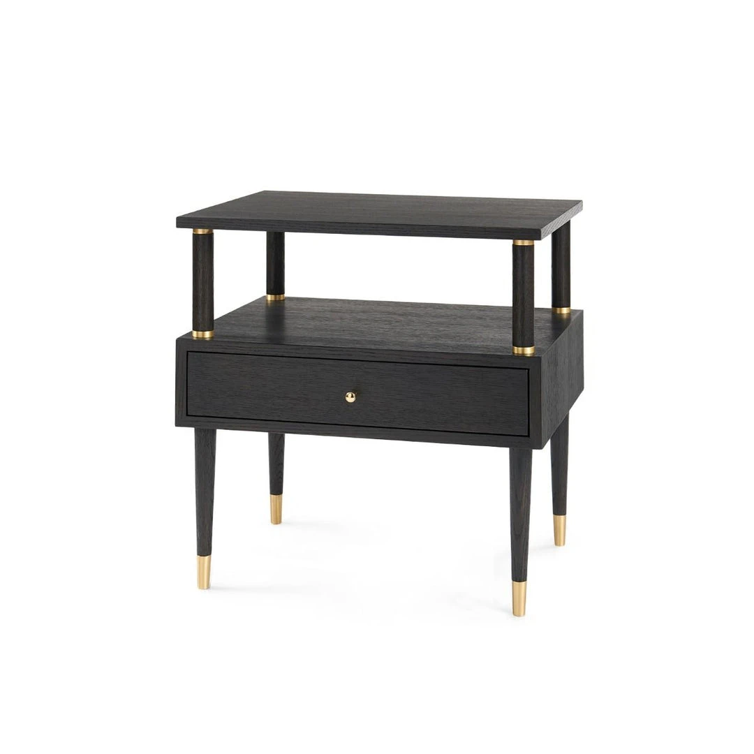 Bungalow 5 Gabriel 1 Drawer Side Table Espresso 1 Bungalow 5 Gabriel 1 Drawer Side Table Espresso