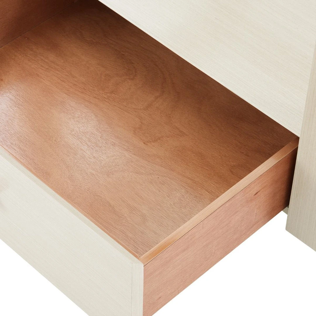 Bungalow 5 Gavin 1 Drawer Side Table Blanched Oak 5 Bungalow 5 Gavin 1 Drawer Side Table Blanched Oak
