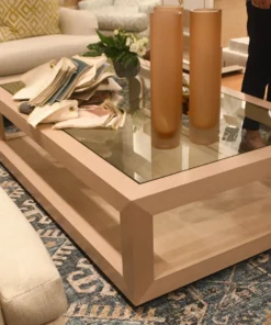 Bungalow 5 Gavin Large Rectangular Coffee Table Blanched Oak