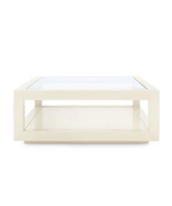 Bungalow 5 Gavin Large Square Coffee Table Blanched Oak