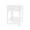 Bungalow 5 Harlow 1 Drawer Side Table White New Arrivals